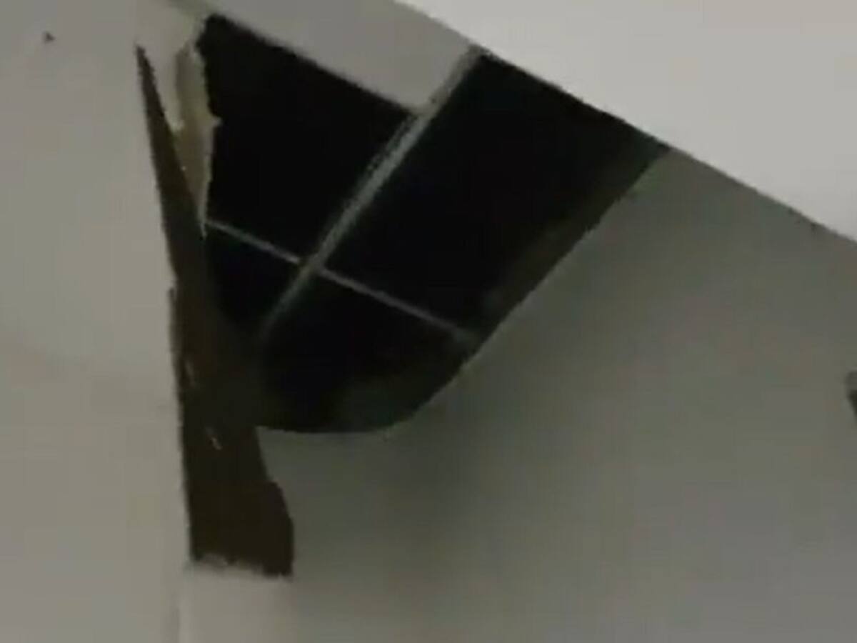 El granizo cayó hasta en los salones de la Universidad Nacional