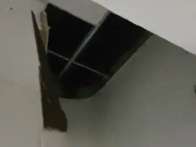 El granizo cayó hasta en los salones de la Universidad Nacional