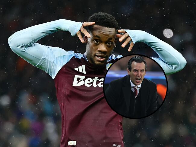 Jhon Jader Durán y Unai Emery / Getty Images