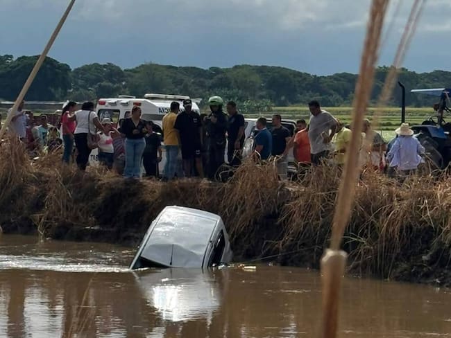 Accidente de tránsito en el municipio de Saldaña