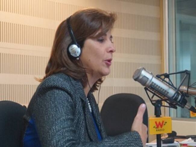 Canciller María Ángela Holguín. Foto: La W.