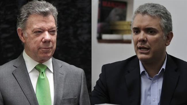 Duque se reunirá con Santos el próximo jueves. Foto: Colprensa