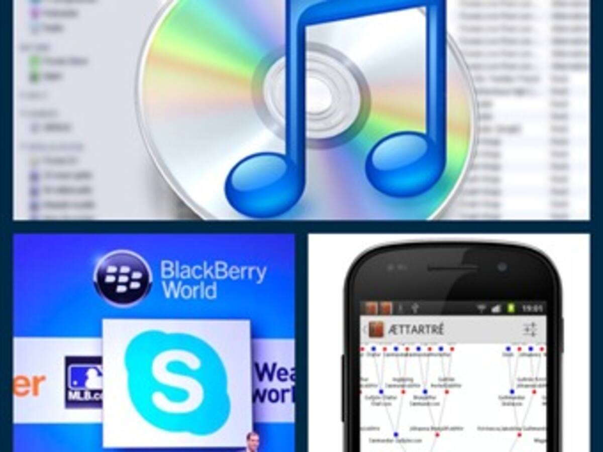 10 años de iTunes, Skype para Z10 y aplicación de relaciones incestuosas, Tejiendo la Red.