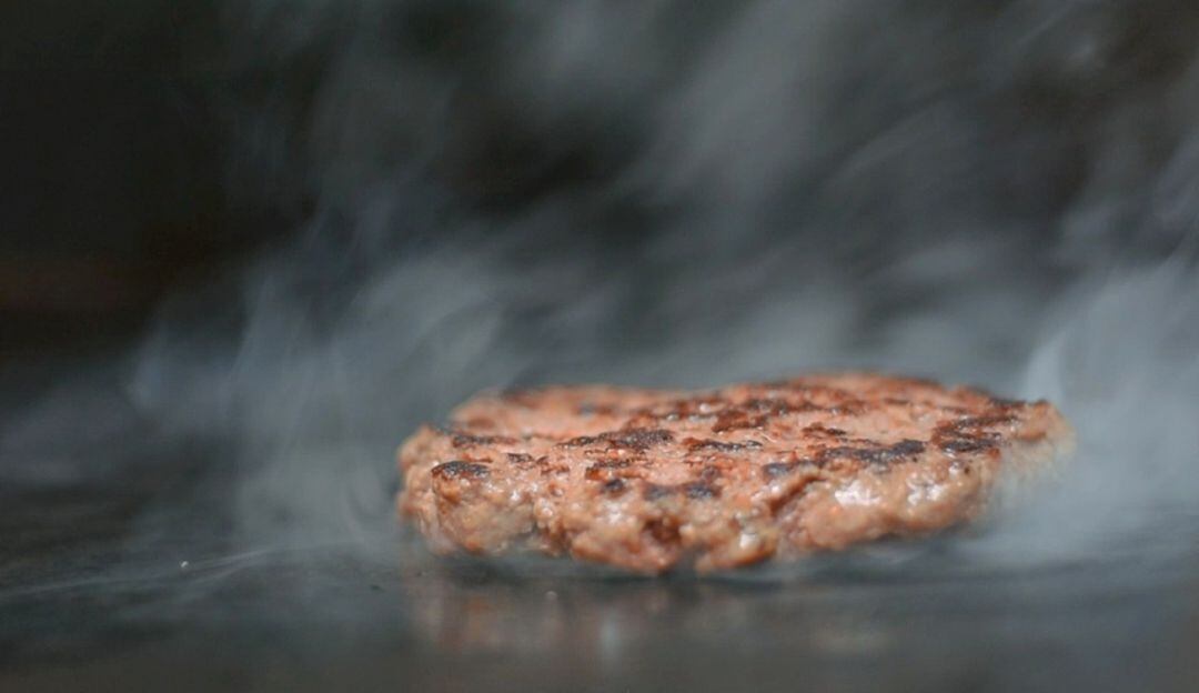 Hamburguesa con carne de búfalo