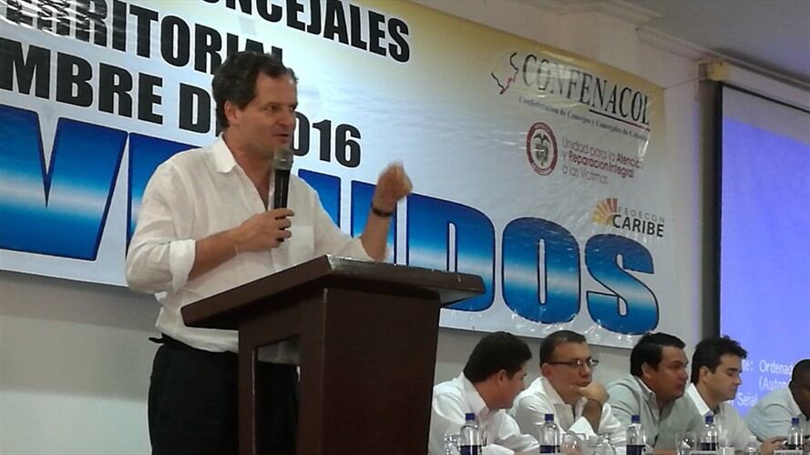 Ccomisionado de paz Sergio Jaramillo. Foto: W Radio.