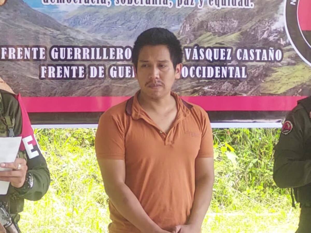 ELN dejó en libertad a estudiante universitario secuestrado en el sur del Cauca