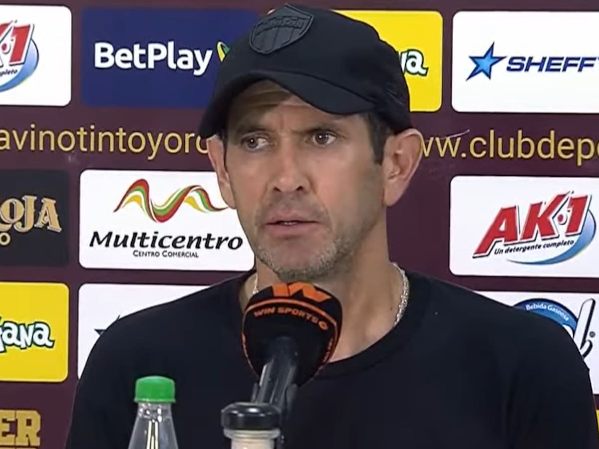 Arturo Reyes: “antes de la expulsión, Tolima estaba haciendo un mejor juego que nosotros”