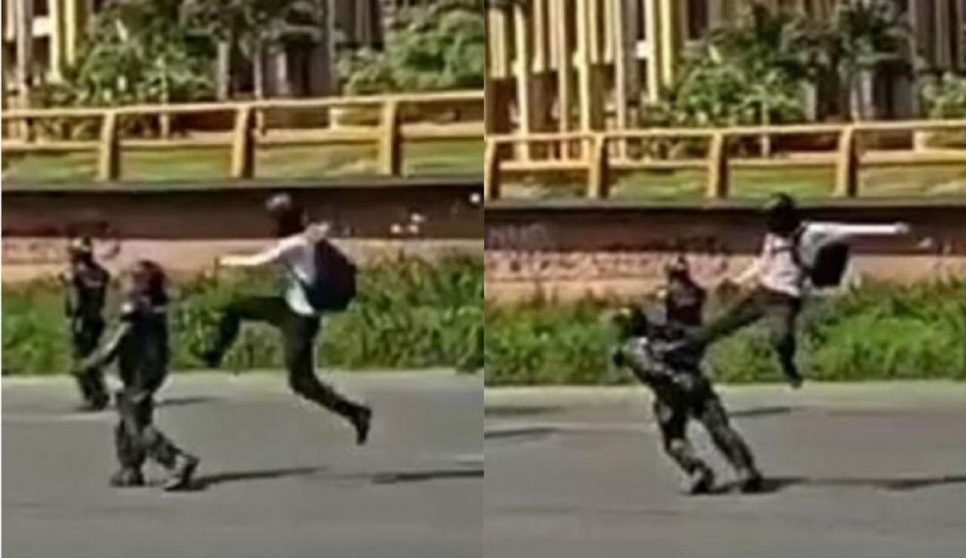 La mujer se recupera positivamente de la lesión recibida en el hospital