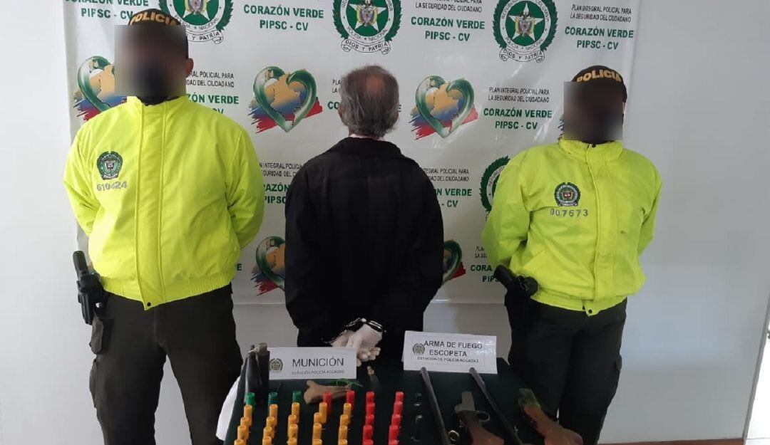 Captura en Aguadas, Caldas