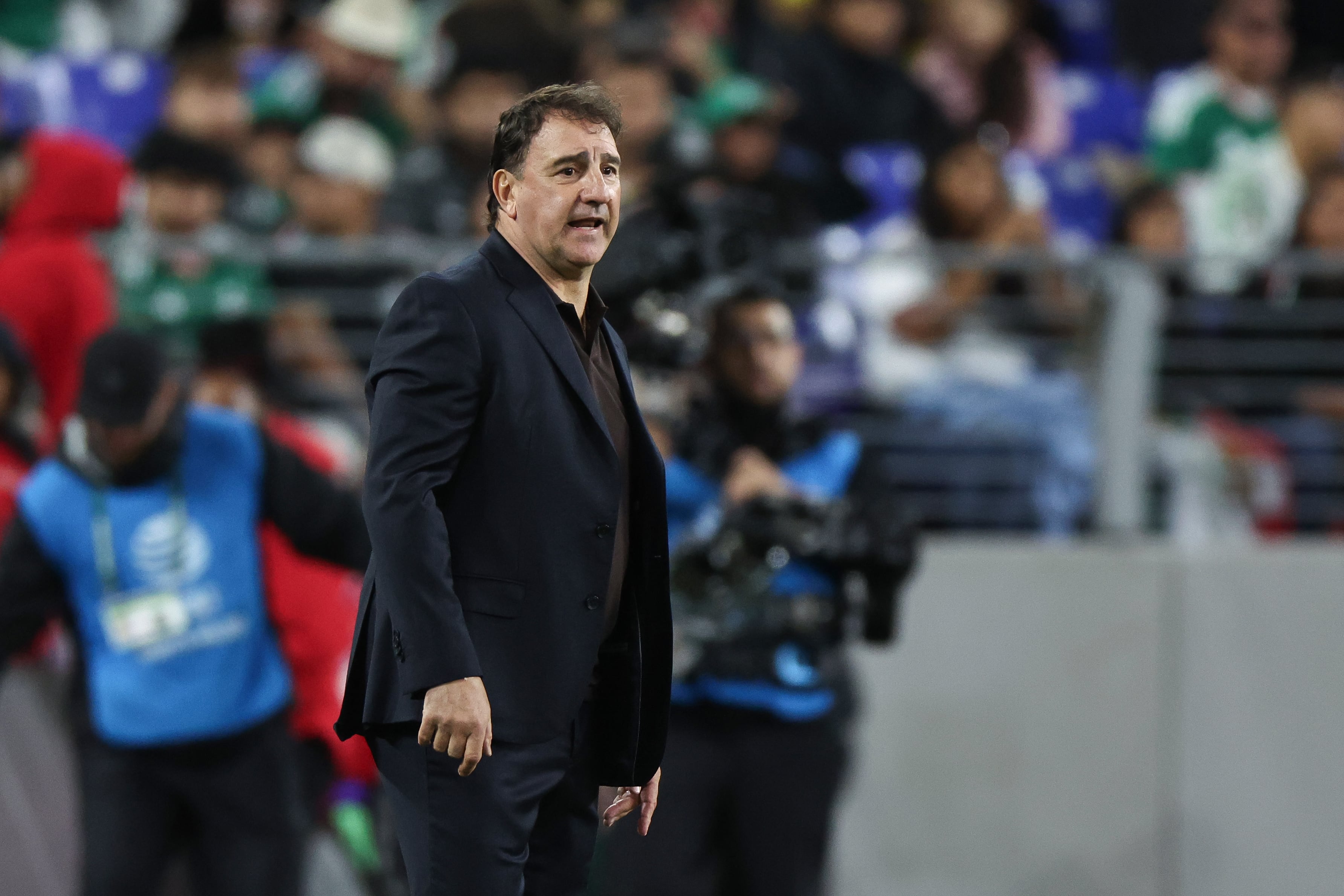 Lorenzo tras derrota de Colombia: “La cancha estaba muy mala y le costó a los muchachos adaptarse”. (Photo by Omar Vega/Getty Images)