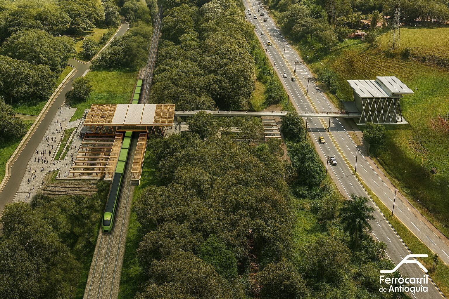 Ferrocarril de Antioquia. Foto: Gobernación de Antioquia.