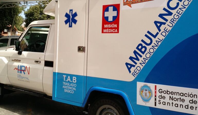 Ambulancia de Tibú en el Catatumbo