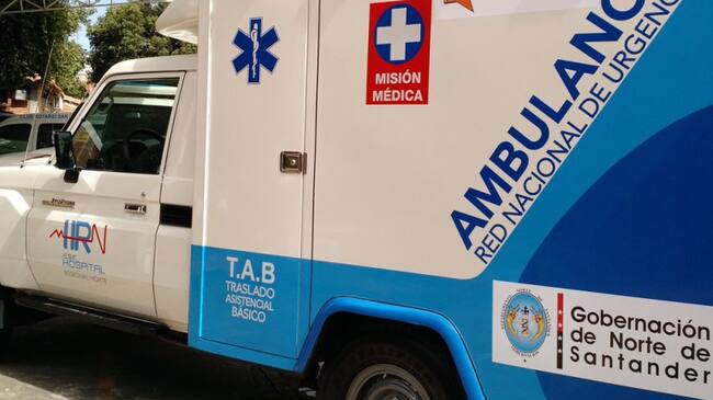 Ambulancia de Tibú en el Catatumbo
