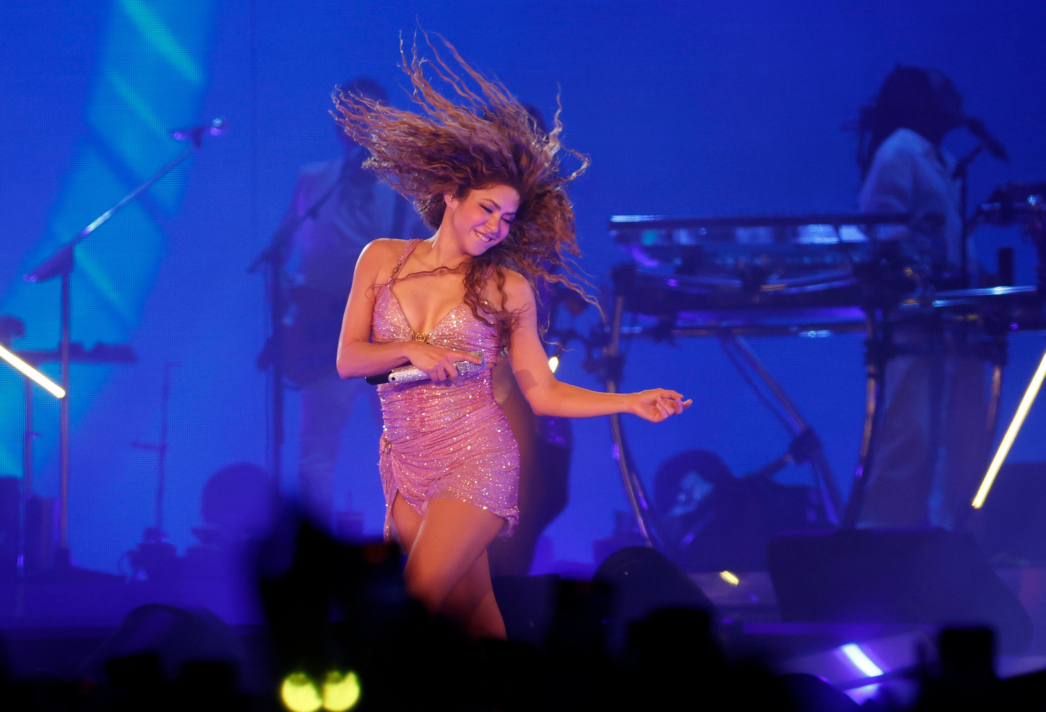 Shakira en concierto. EFE/ Mauricio Dueñas Castañeda