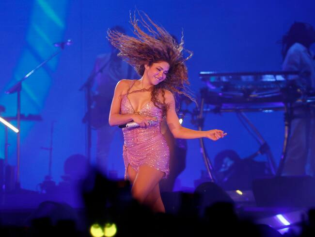 Shakira en concierto. EFE/ Mauricio Dueñas Castañeda