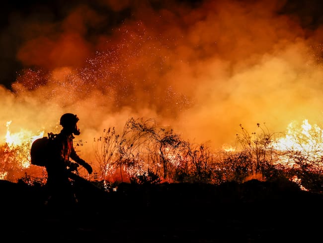 Incendio en el Pantanal, un vasto humedal compartido por Brasil, Bolivia y Paraguay EFE/ Sebastiao Moreira