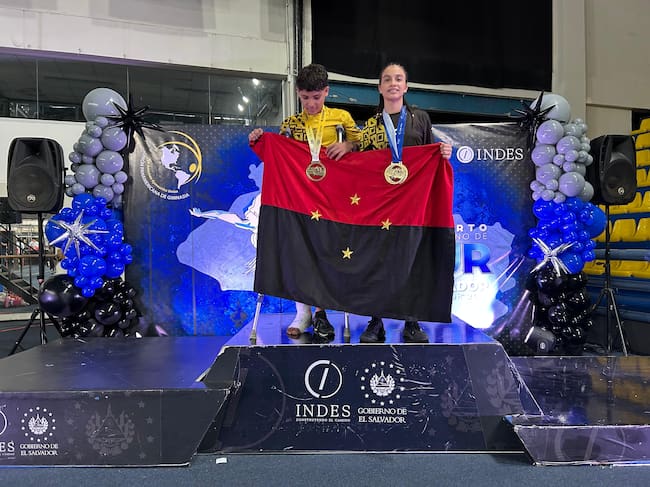 Nortesantandereana Valeria Moreno se consagra bicampeona panamericana de parkour. / Foto: Cortesía.