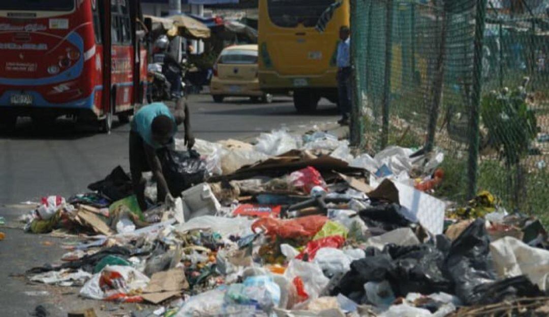 Se evidenció contaminación con residuos plásticos, acumulación de aves carroñeras y destrucción de la malla protectora del cuerpo de agua