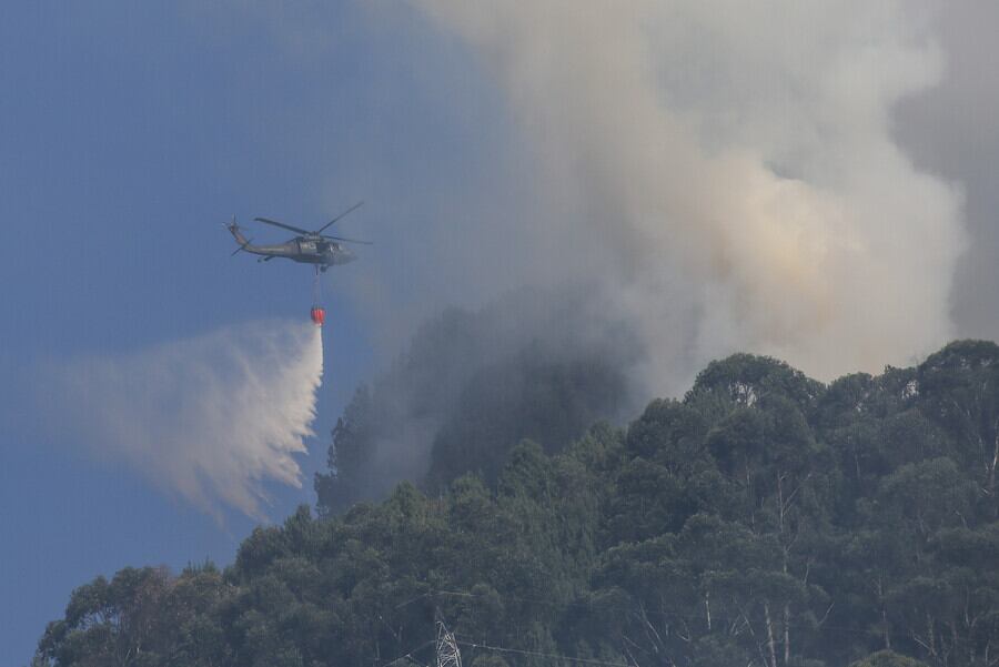 Incendios en Bogotá. Foto: Colprensa.