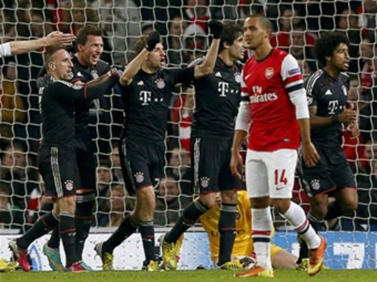 Bayern Múnich fue el que estalló la pólvora en casa de Arsenal en Liga de Campeones
