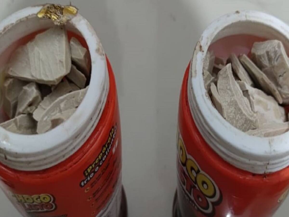 En Valencia, Córdoba, hallan base de coca en tarros de Chocolisto