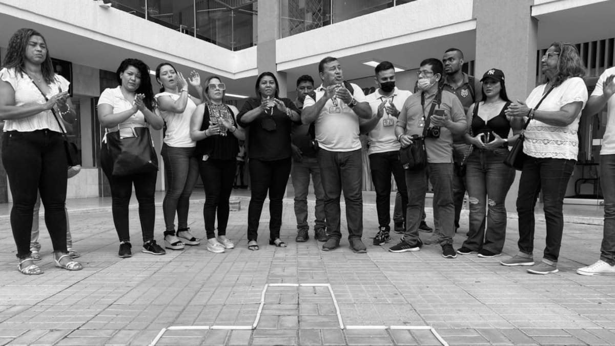 Periodistas de Magdalena exigen justicia por el asesinato de Dilia y Leiner