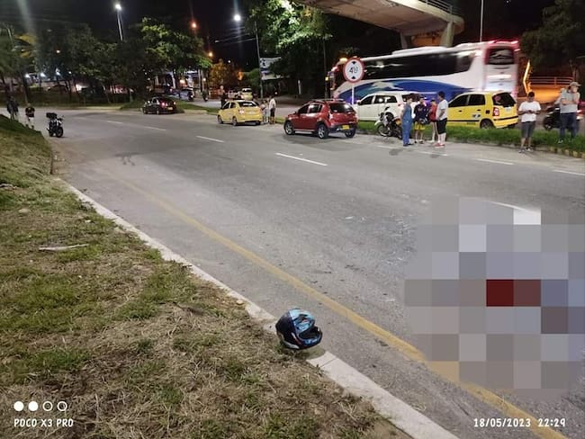 Mujer muere en accidente de tránsito