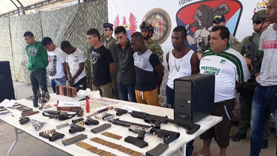 Identificada el arma del ataque al equipo del CTI en Tumaco. Foto: Fuerza de Tarea Hércules-Ejército Nacional