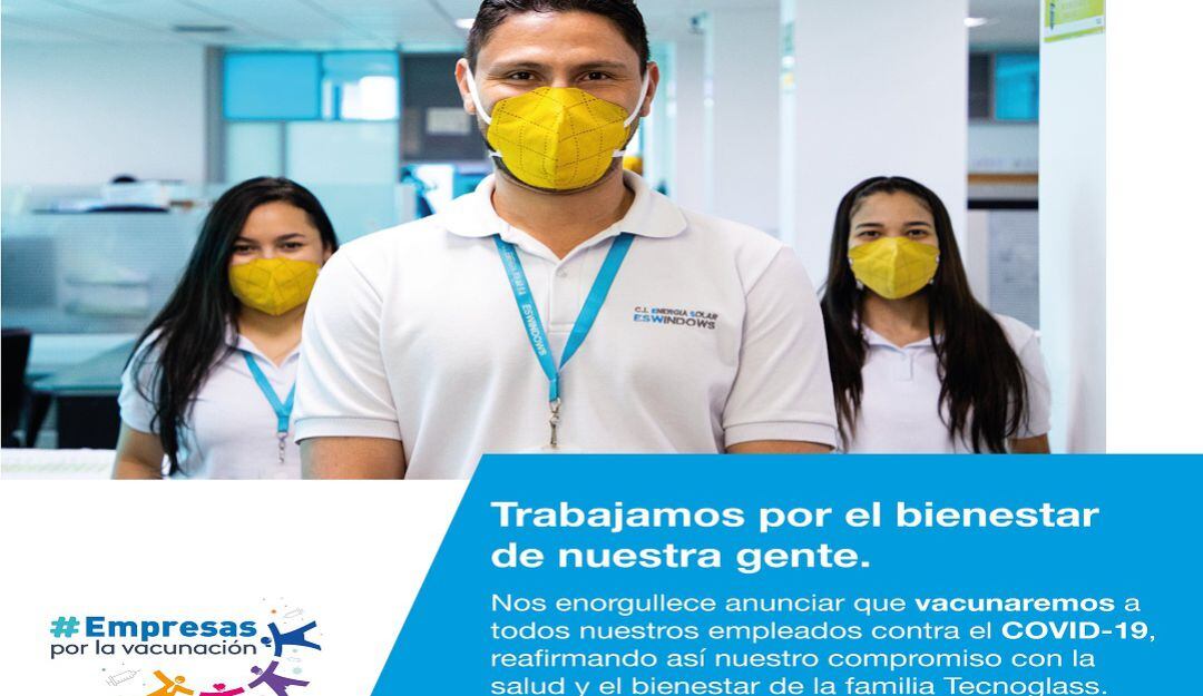 Empleados de Tecnoglass.