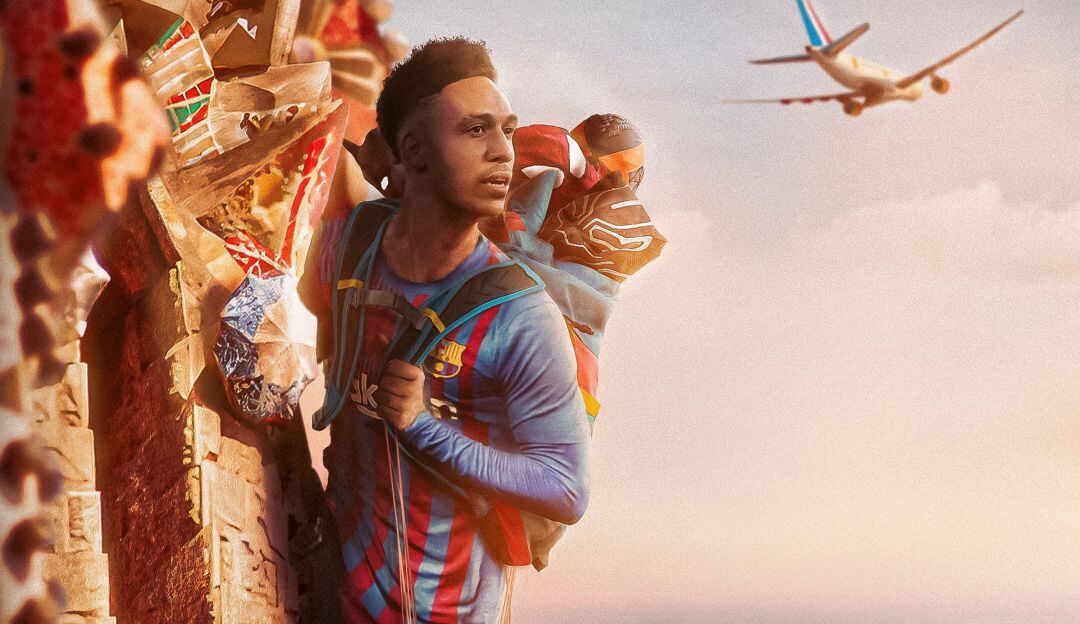 Montaje de Aubameyang