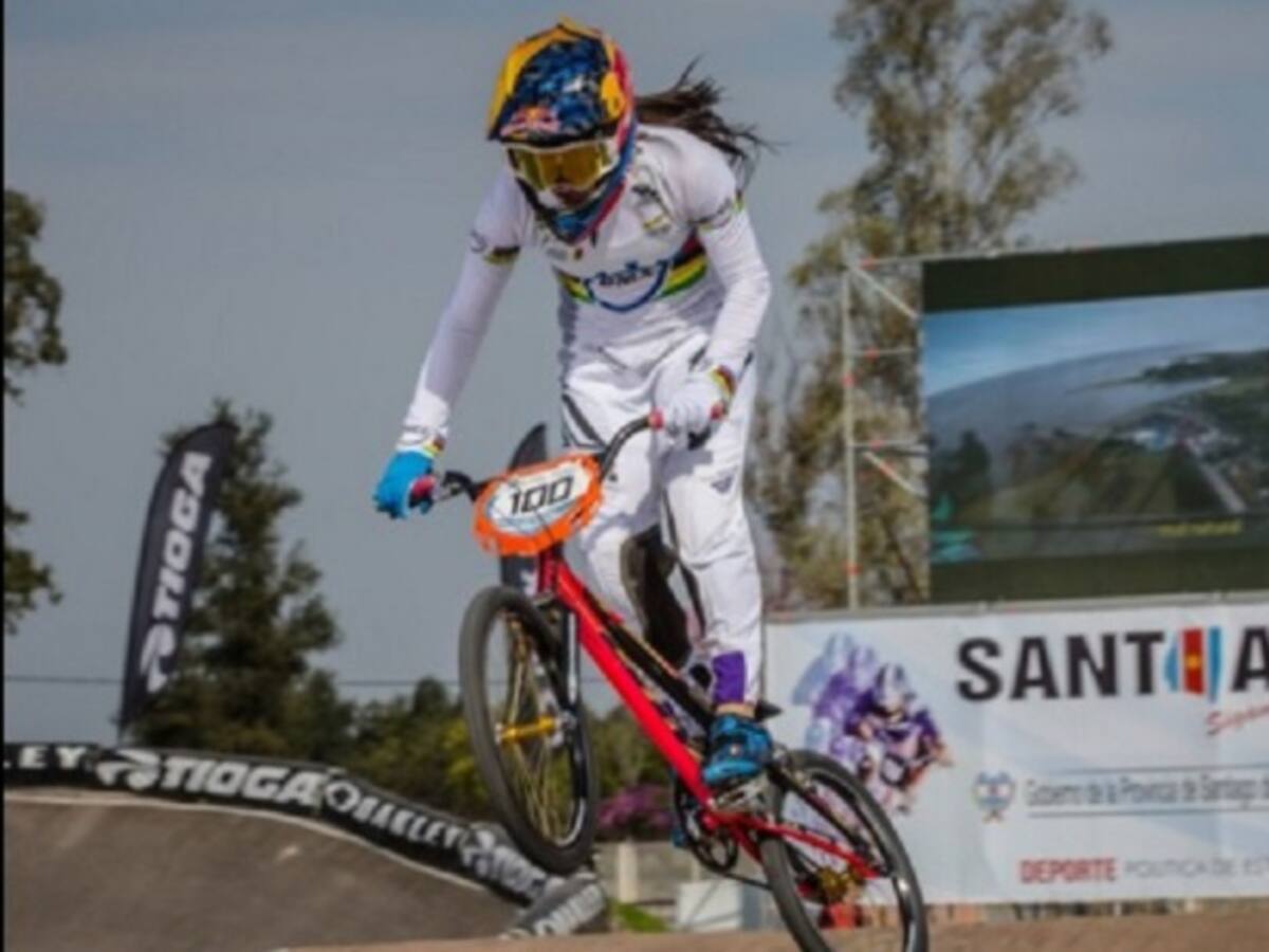 Con divertida imitación Mariana Pajón elogió la destreza de Caterine Ibargüen