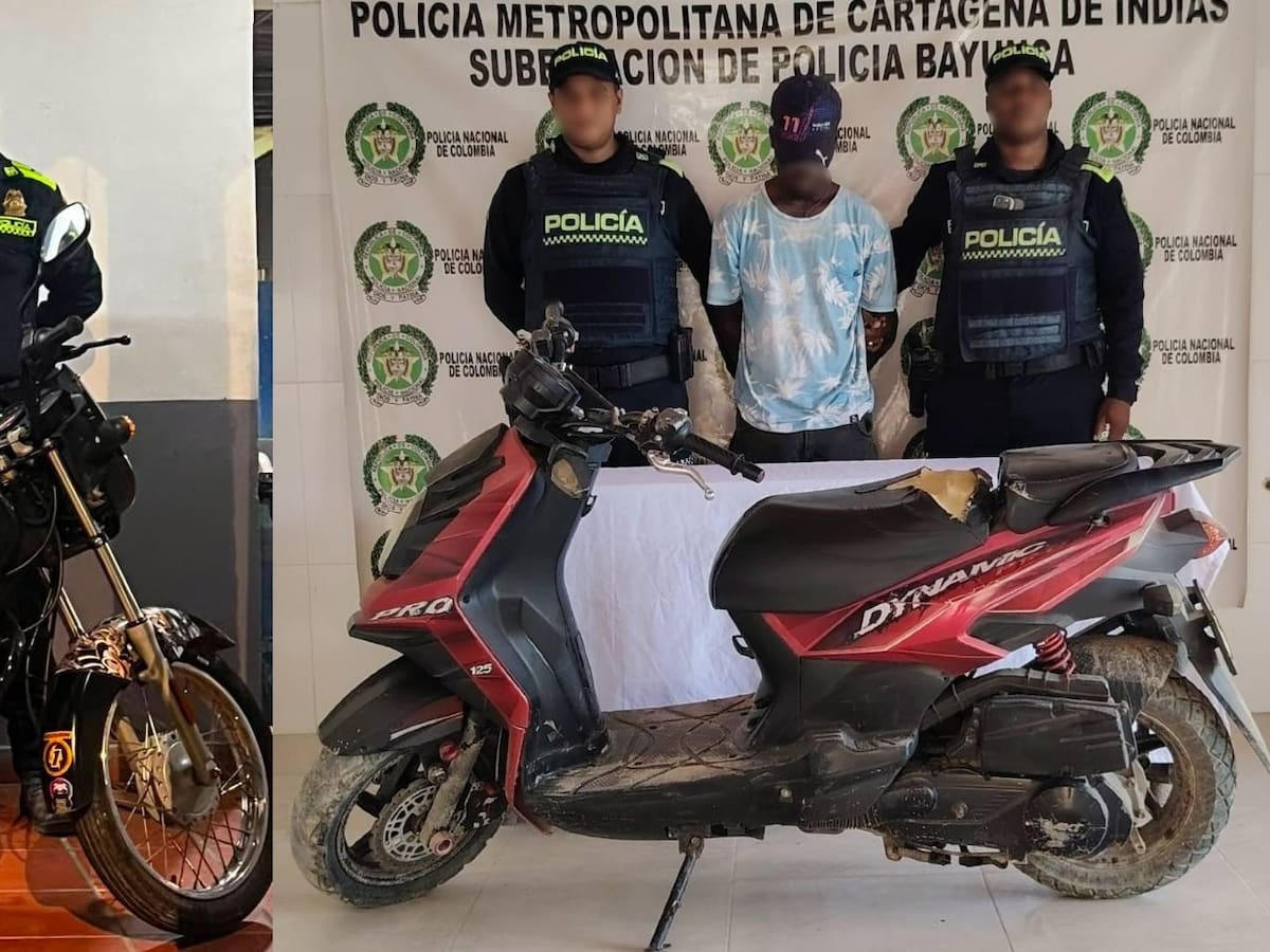 Capturan a dos hombres y recuperan dos motocicletas robadas durante operativos