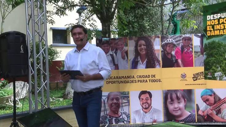 Alcalde anunció $627 mil millones para obras en Bucaramanga