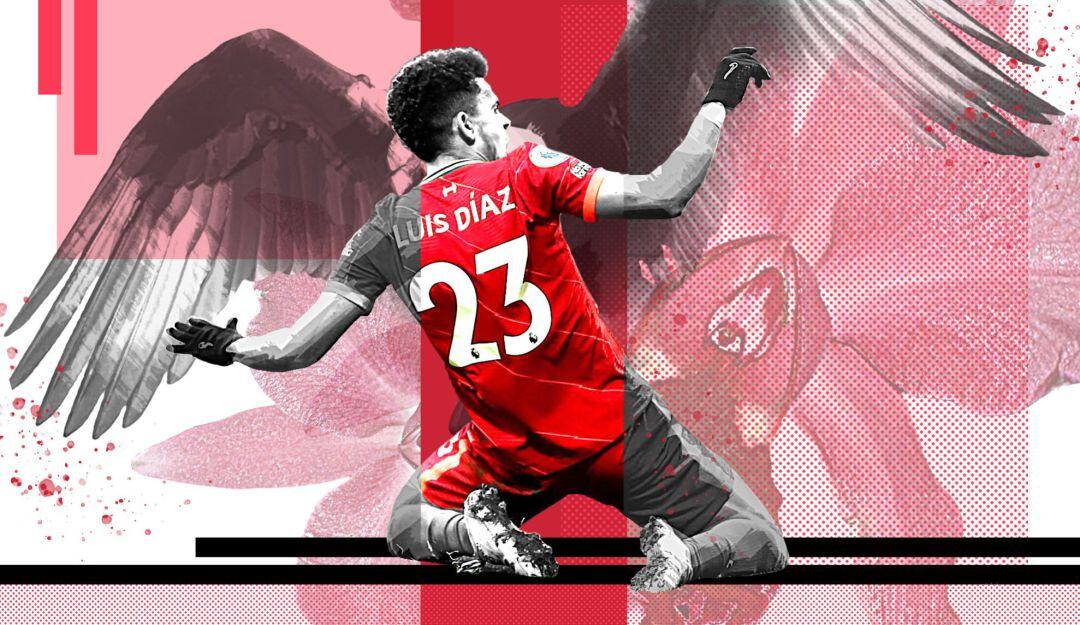 Luis Díaz vive una época dorada actualmente en el Liverpool.