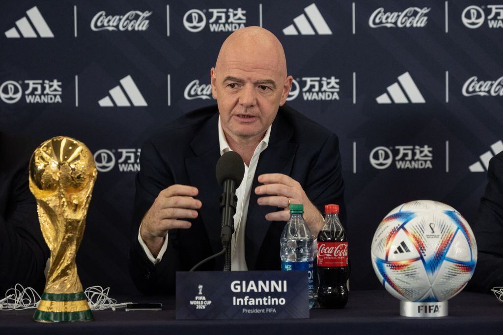 Presidente de la Fifa, Gianni Infantino. (Photo by Yuki IWAMURA / AFP) (Photo by YUKI IWAMURA/AFP via Getty Images)