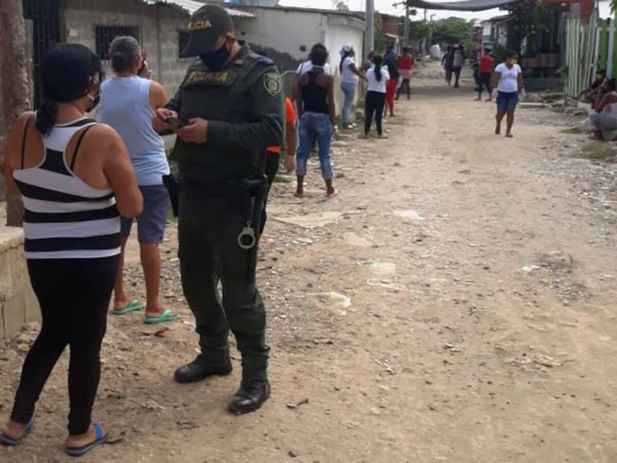 Policía realiza acompañamiento en entregas de PAE en Cartagena