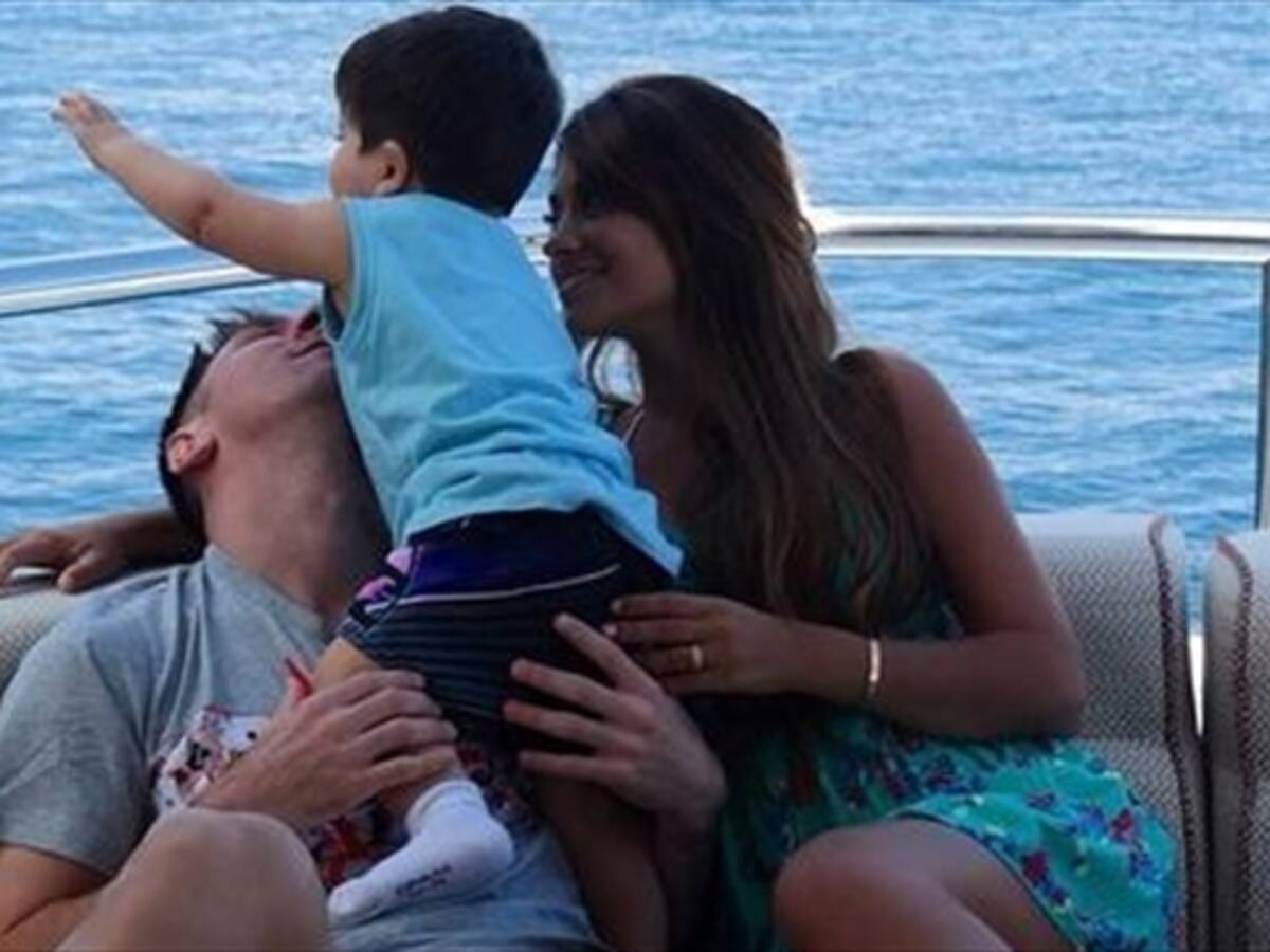 Thiago Messi envió un tierno mensaje a su papá, en su cumpleaños No. 28