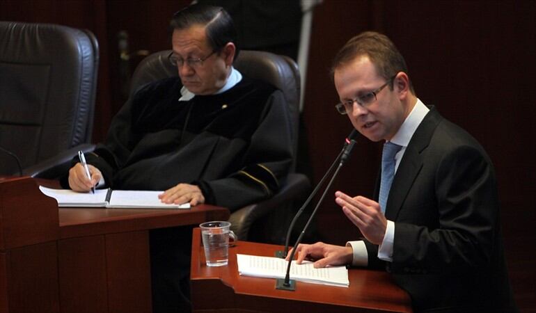 ¿Qué opina sobre una eventual doble conformidad para aforados que han sido condenados?. Foto: Colprensa - Andrés Felipe Arias