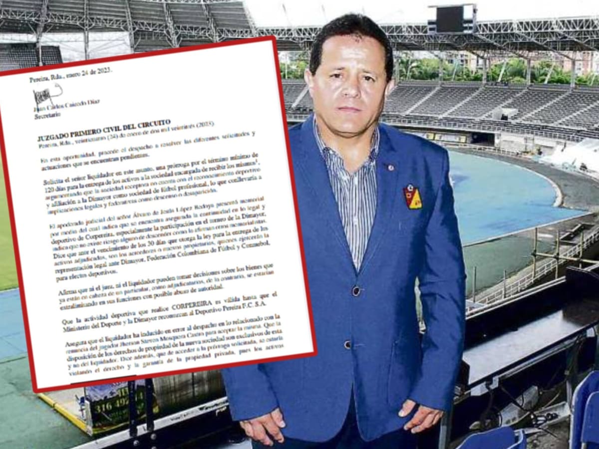 Nuevo capítulo en la adjudicación de Deportivo Pereira