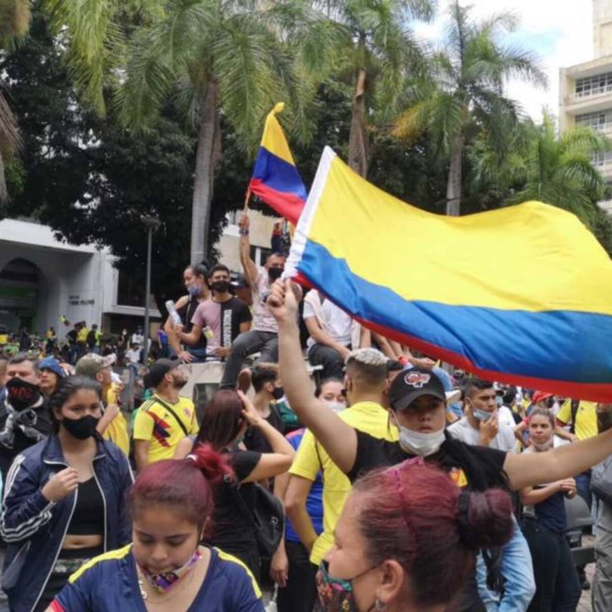 Paro nacional en Pereira se vio empañado por el vandalismo de unos pocos
