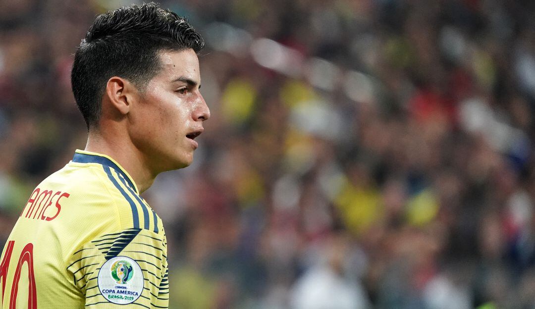 James Rodríguez durante su participación en la Copa América del 2019.