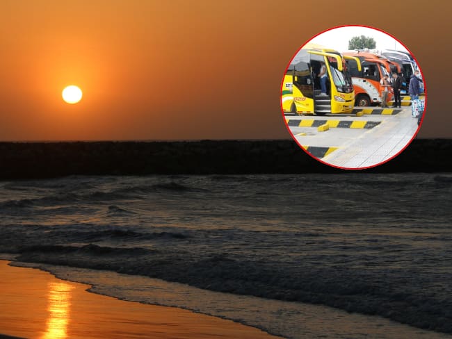 Imagen de referencia a Barranquilla y buses del terminal/ Getty Images
