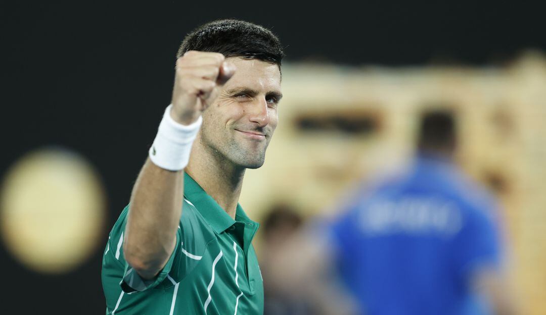Novak Djokovic tras el triunfo ante Struff