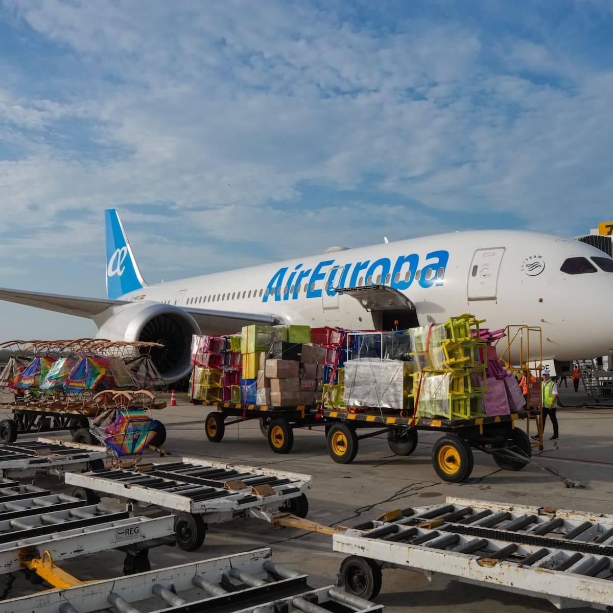Despegó el primer vuelo directo de Air Europa entre Barranquilla y Madrid