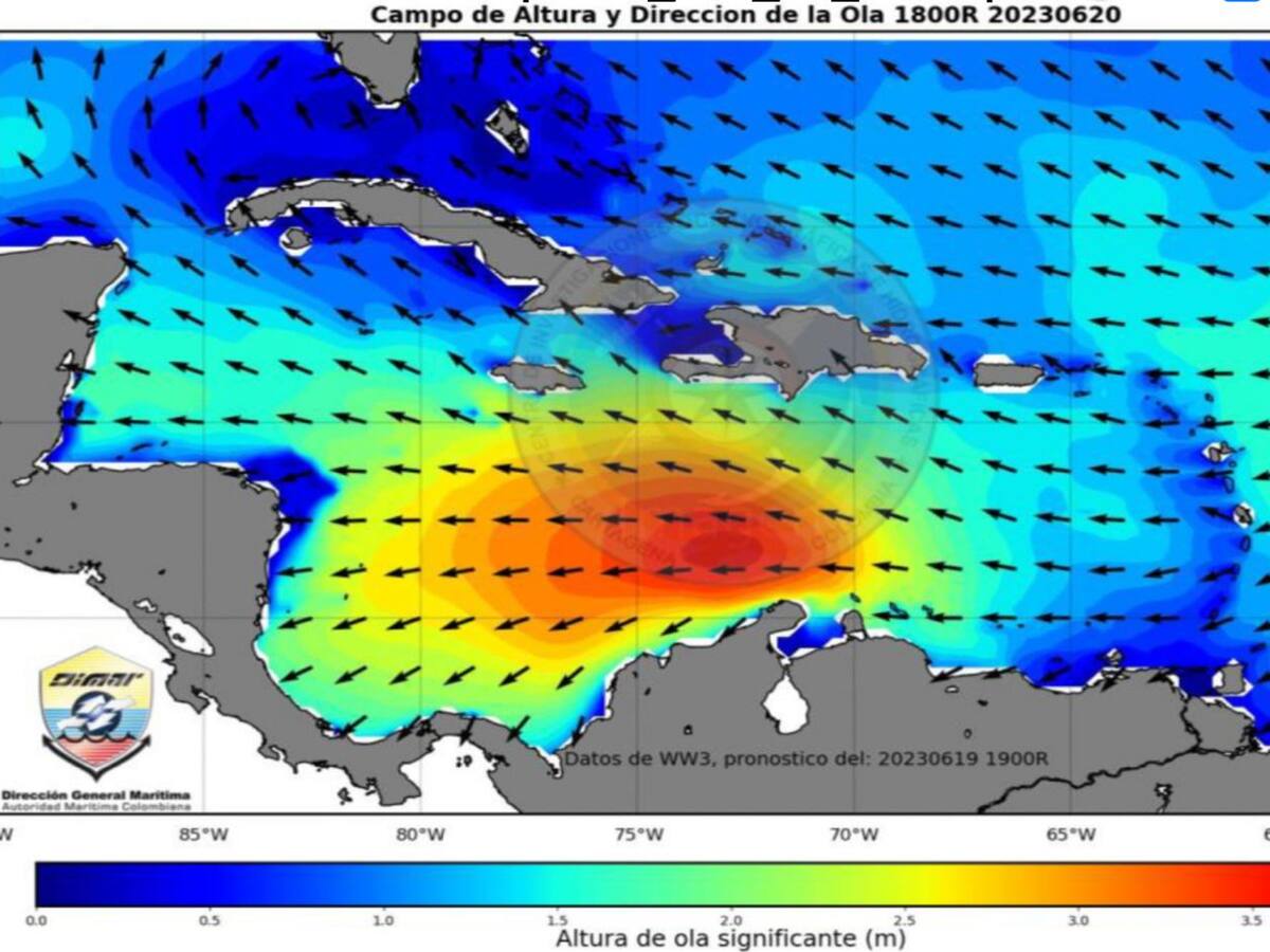 Alerta en Cartagena por posible llegada de tormenta tropical BRET