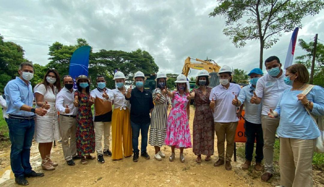 Inician obras en la vía que acerca el centro de Sucre con Tolú