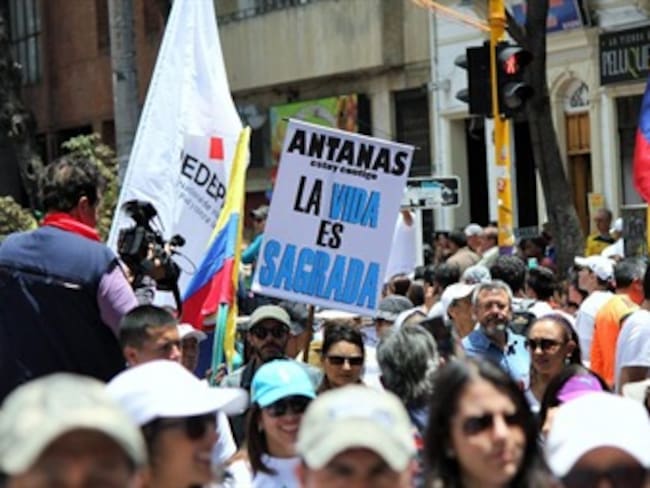 "La vida es sagrada": las imágenes de la marcha