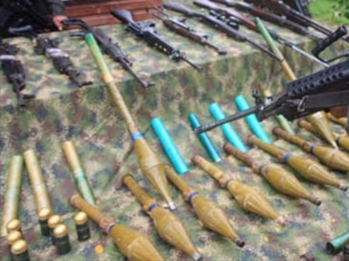 Decomisan arsenal dirigido a las FARC en el Valle