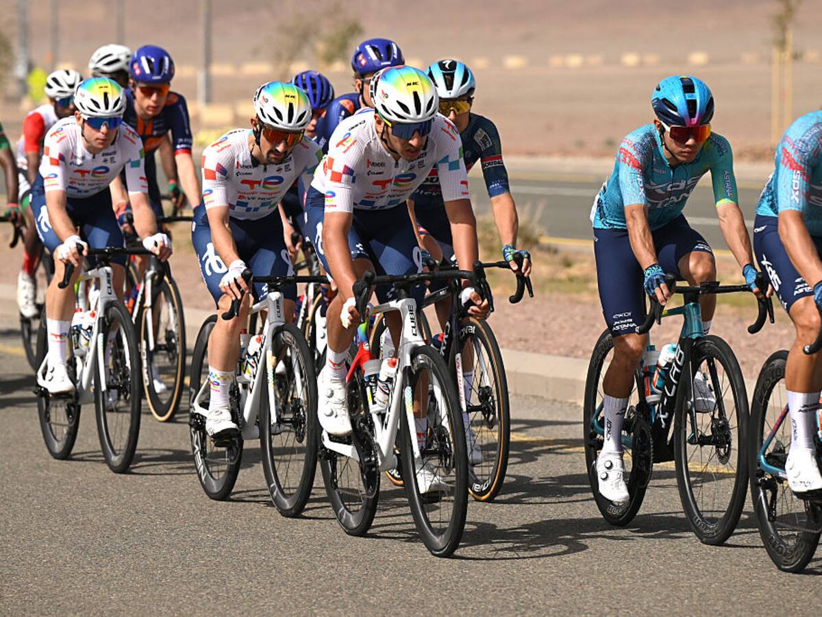 Sergio Higuita da el golpe en la montaña y asegura podio en el AlUla Tour