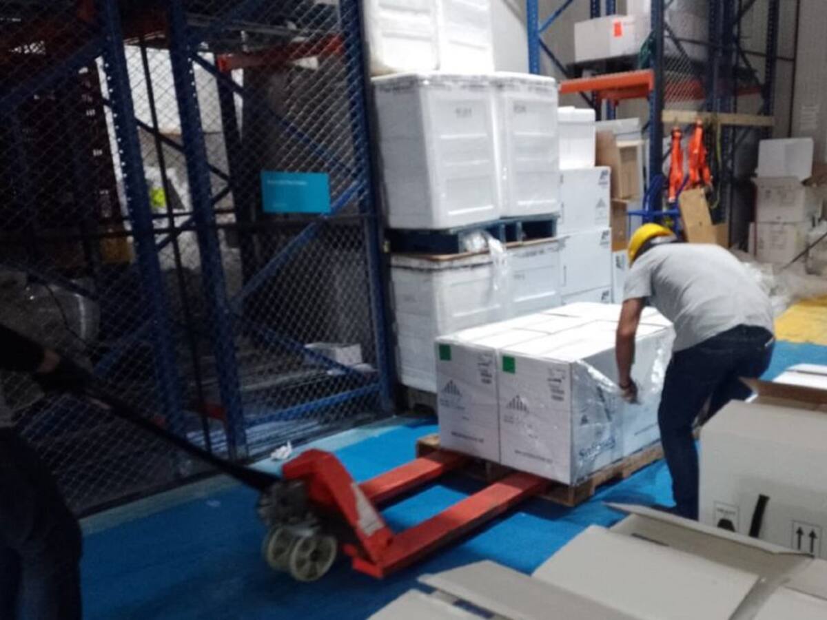 Llegaron 43.540 vacunas de Moderna al país